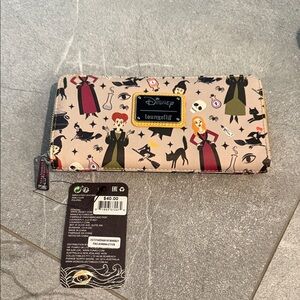 Loungefly Disney Character Print Wallet New with Tags